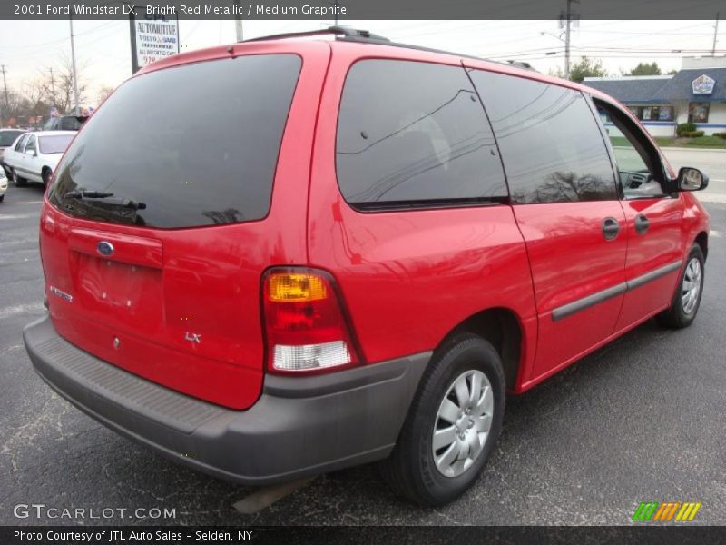Bright Red Metallic / Medium Graphite 2001 Ford Windstar LX