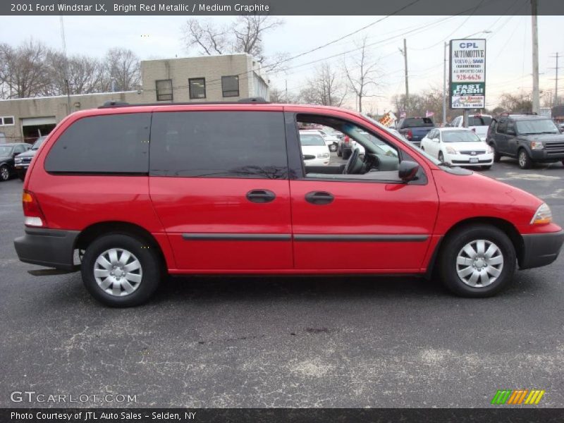 Bright Red Metallic / Medium Graphite 2001 Ford Windstar LX