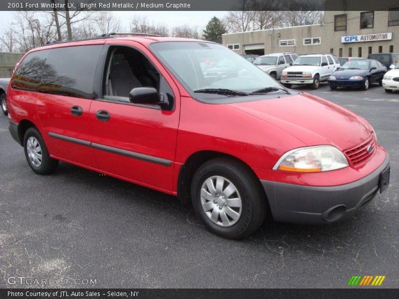 Bright Red Metallic / Medium Graphite 2001 Ford Windstar LX