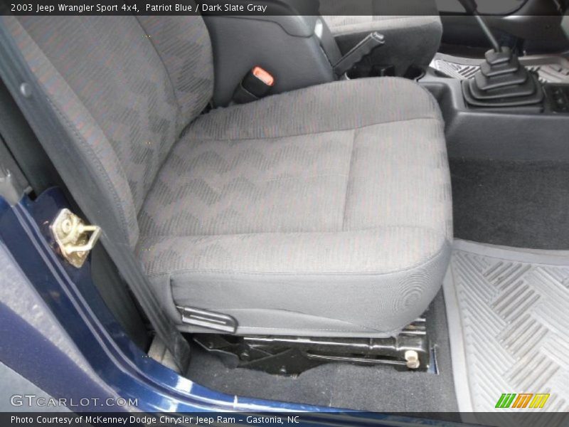 Patriot Blue / Dark Slate Gray 2003 Jeep Wrangler Sport 4x4