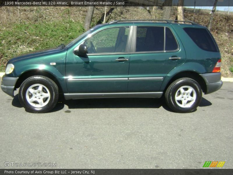 Brilliant Emerald Metallic / Sand 1998 Mercedes-Benz ML 320 4Matic
