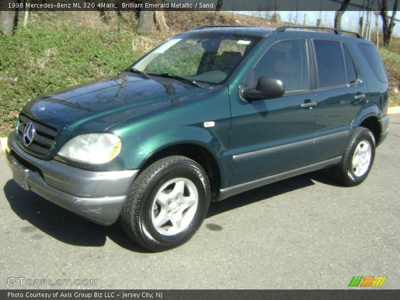Brilliant Emerald Metallic / Sand 1998 Mercedes-Benz ML 320 4Matic