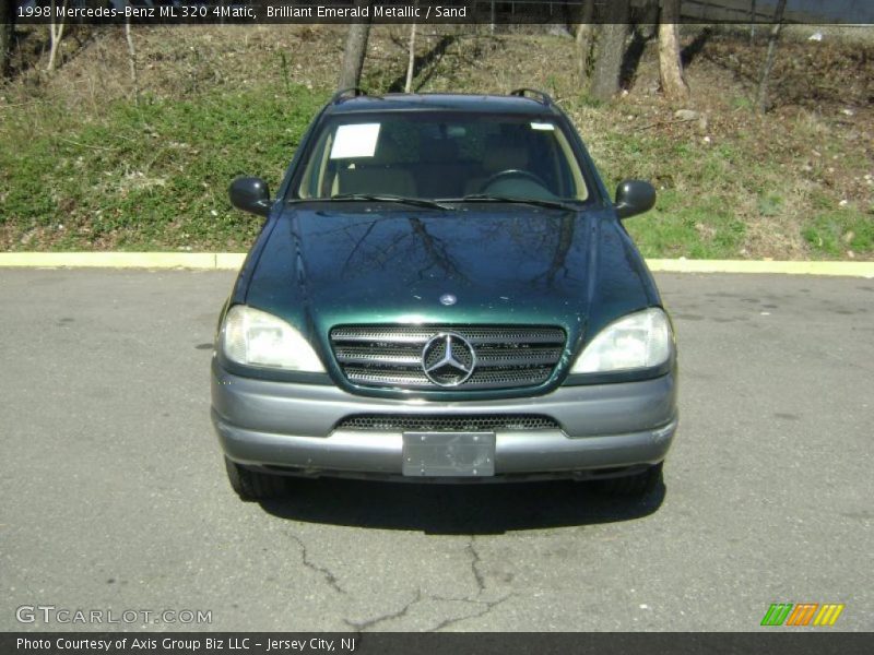 Brilliant Emerald Metallic / Sand 1998 Mercedes-Benz ML 320 4Matic