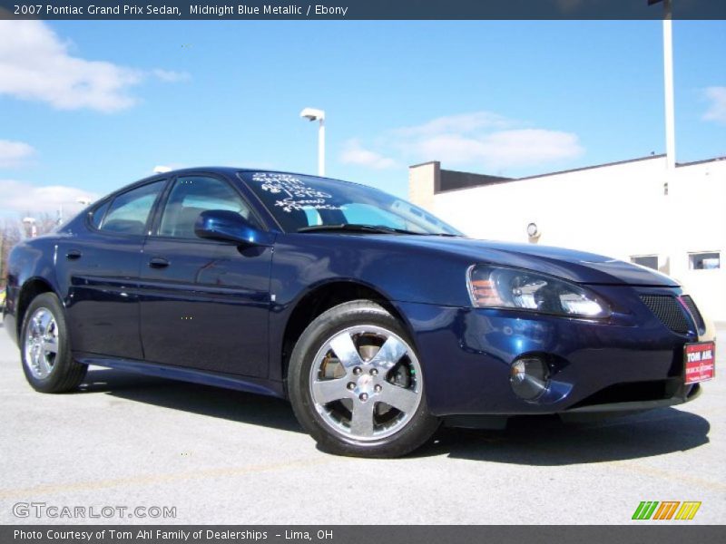 Midnight Blue Metallic / Ebony 2007 Pontiac Grand Prix Sedan