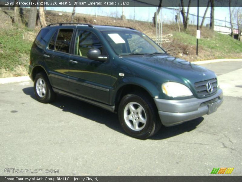 Brilliant Emerald Metallic / Sand 1998 Mercedes-Benz ML 320 4Matic