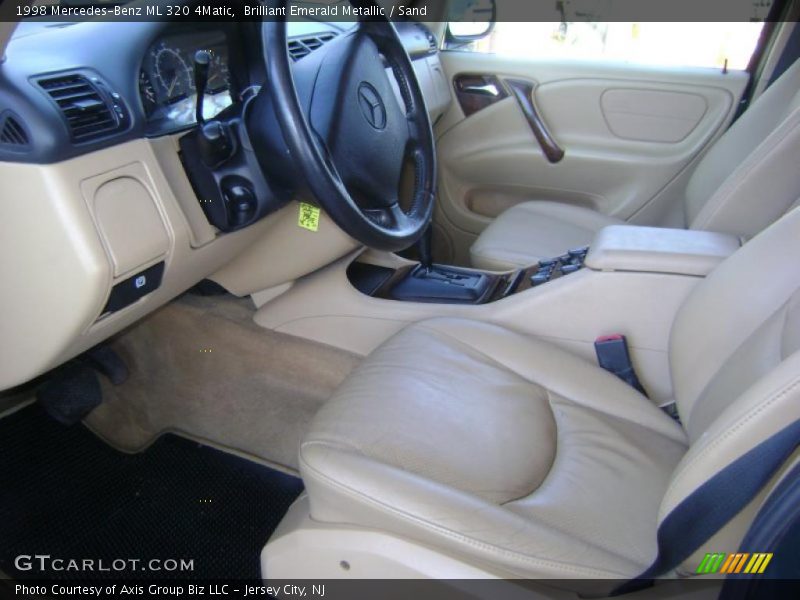 Brilliant Emerald Metallic / Sand 1998 Mercedes-Benz ML 320 4Matic