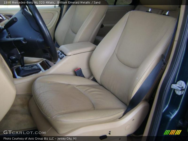 Brilliant Emerald Metallic / Sand 1998 Mercedes-Benz ML 320 4Matic