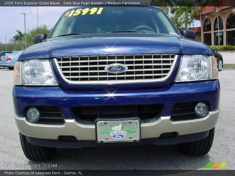 Dark Blue Pearl Metallic / Medium Parchment 2005 Ford Explorer Eddie Bauer