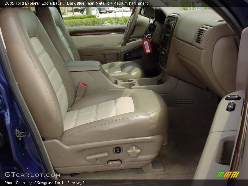 Dark Blue Pearl Metallic / Medium Parchment 2005 Ford Explorer Eddie Bauer