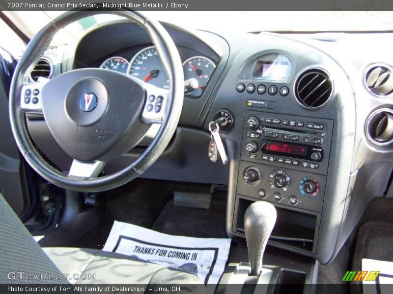Midnight Blue Metallic / Ebony 2007 Pontiac Grand Prix Sedan