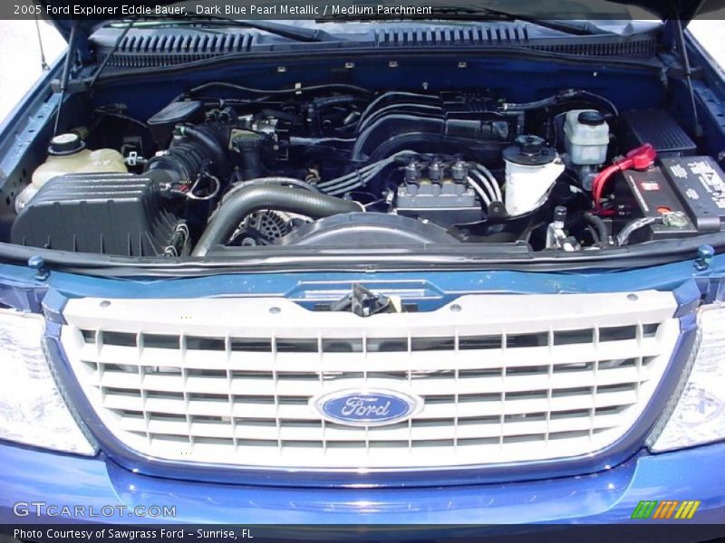 Dark Blue Pearl Metallic / Medium Parchment 2005 Ford Explorer Eddie Bauer