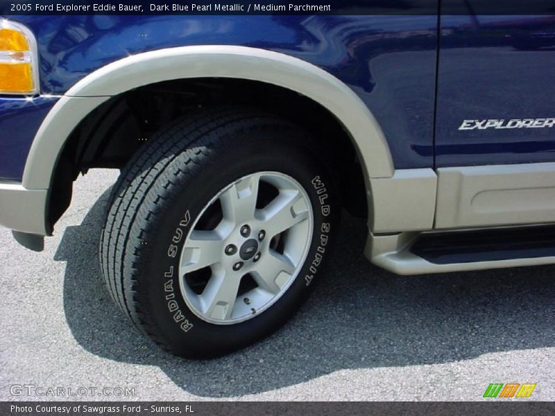 Dark Blue Pearl Metallic / Medium Parchment 2005 Ford Explorer Eddie Bauer
