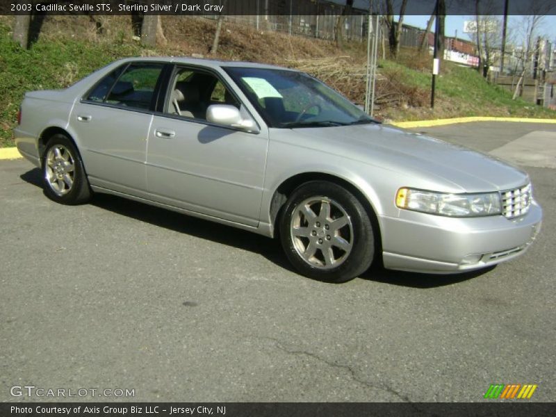 Sterling Silver / Dark Gray 2003 Cadillac Seville STS