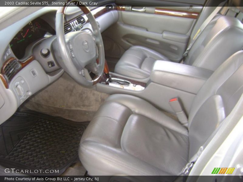 Sterling Silver / Dark Gray 2003 Cadillac Seville STS