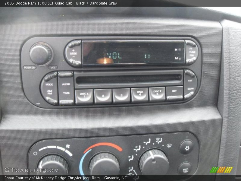 Black / Dark Slate Gray 2005 Dodge Ram 1500 SLT Quad Cab