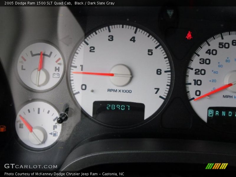 Black / Dark Slate Gray 2005 Dodge Ram 1500 SLT Quad Cab