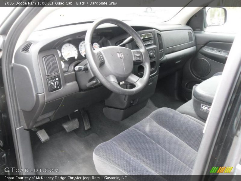 Black / Dark Slate Gray 2005 Dodge Ram 1500 SLT Quad Cab