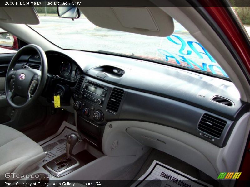 Radiant Red / Gray 2006 Kia Optima LX