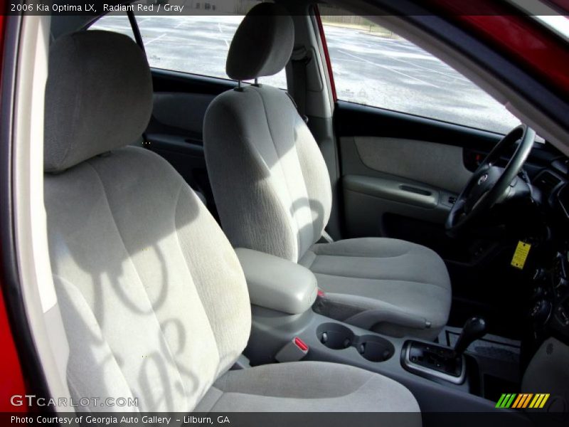 Radiant Red / Gray 2006 Kia Optima LX