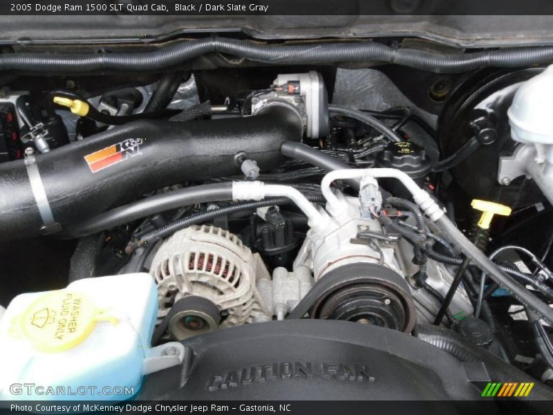 Black / Dark Slate Gray 2005 Dodge Ram 1500 SLT Quad Cab