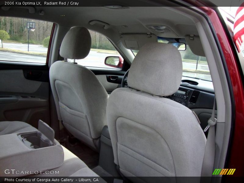 Radiant Red / Gray 2006 Kia Optima LX