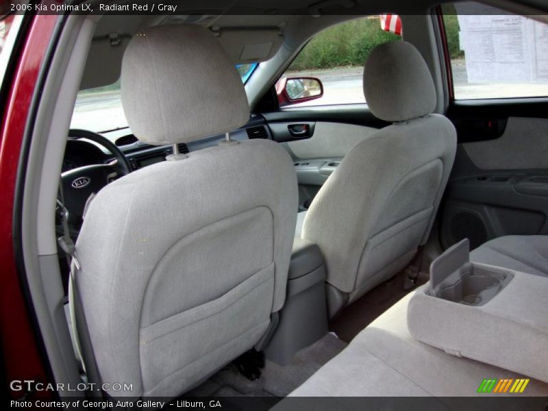 Radiant Red / Gray 2006 Kia Optima LX