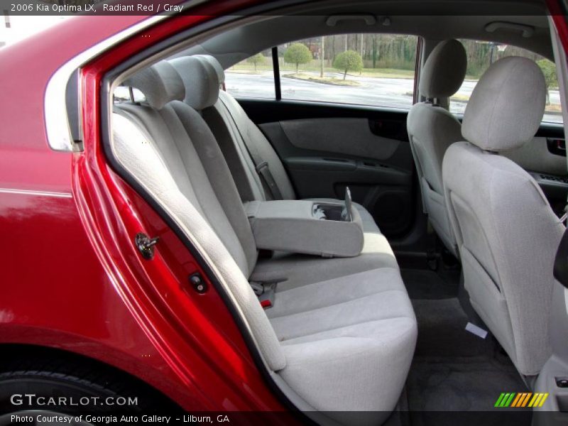 Radiant Red / Gray 2006 Kia Optima LX