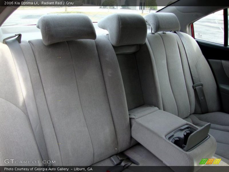 Radiant Red / Gray 2006 Kia Optima LX