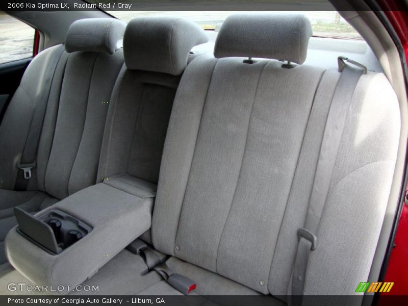 Radiant Red / Gray 2006 Kia Optima LX