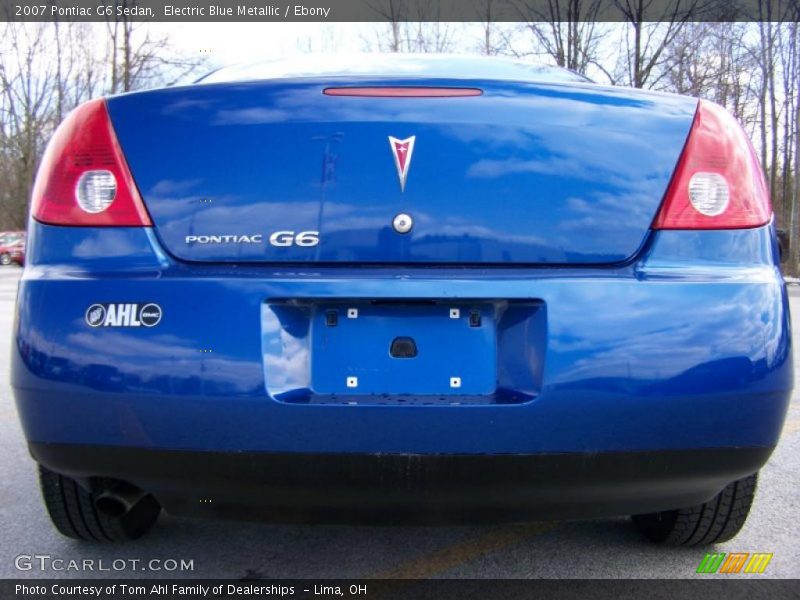 Electric Blue Metallic / Ebony 2007 Pontiac G6 Sedan