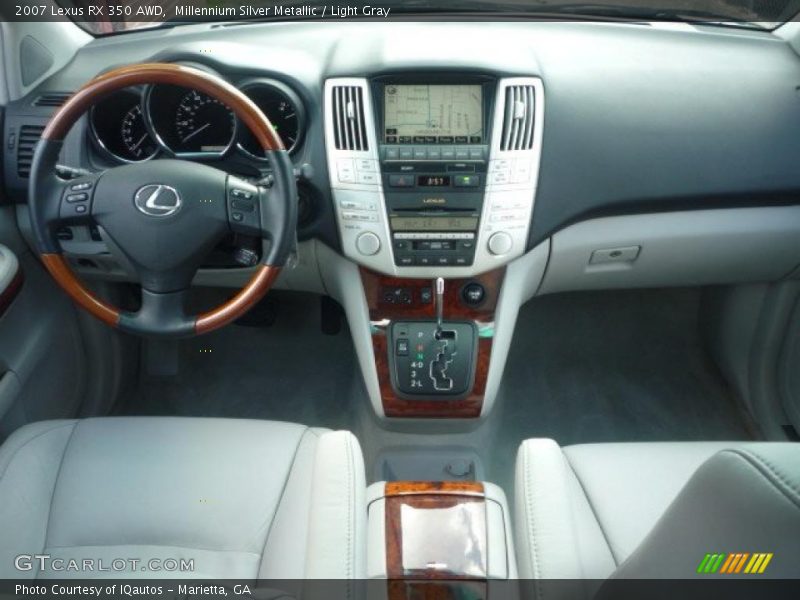 Millennium Silver Metallic / Light Gray 2007 Lexus RX 350 AWD
