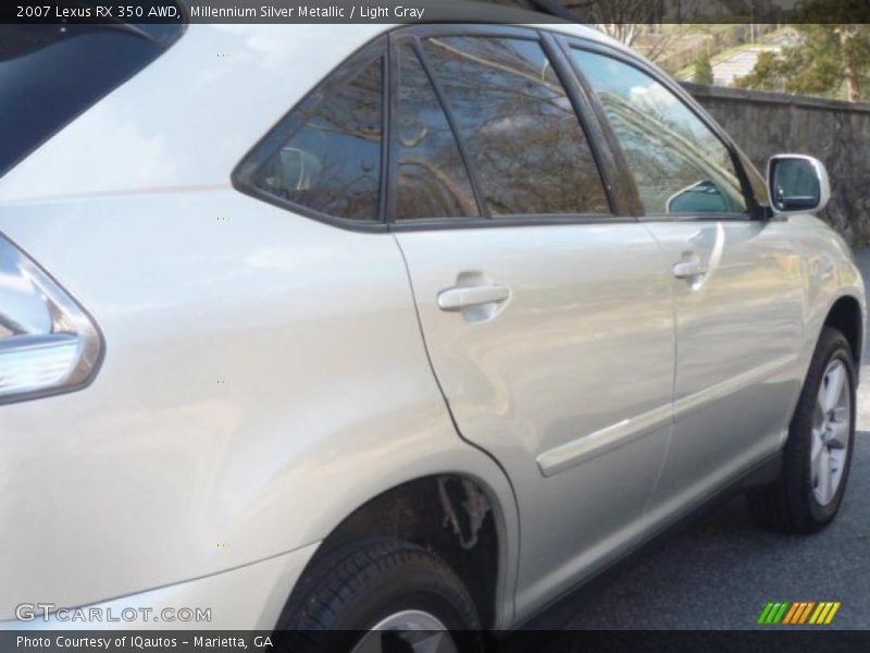 Millennium Silver Metallic / Light Gray 2007 Lexus RX 350 AWD