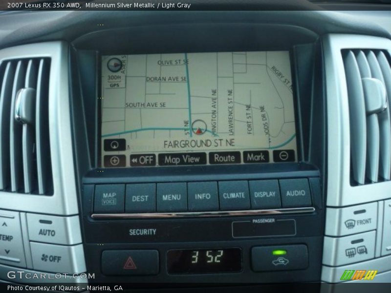 Millennium Silver Metallic / Light Gray 2007 Lexus RX 350 AWD