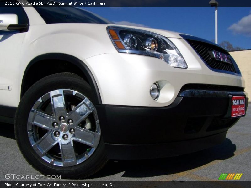 Summit White / Cashmere 2010 GMC Acadia SLT AWD