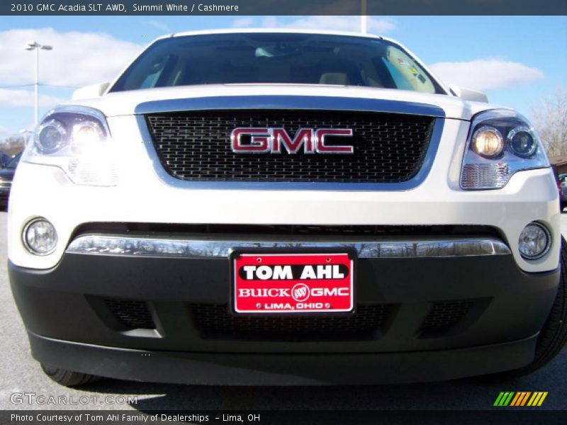 Summit White / Cashmere 2010 GMC Acadia SLT AWD