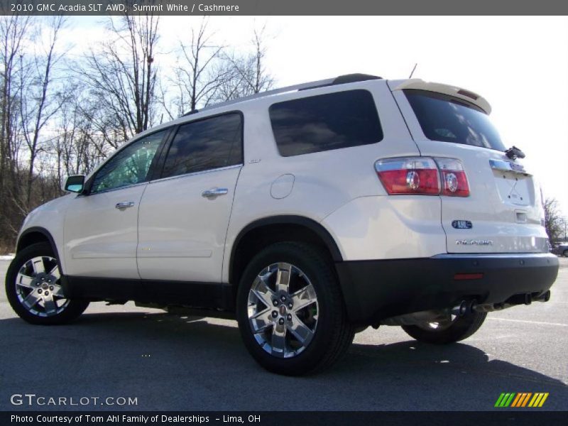 Summit White / Cashmere 2010 GMC Acadia SLT AWD