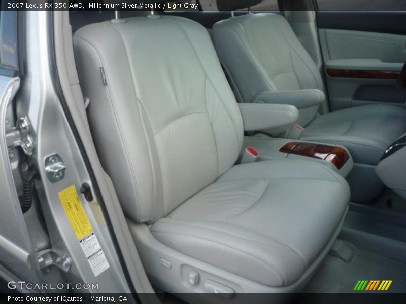 Millennium Silver Metallic / Light Gray 2007 Lexus RX 350 AWD