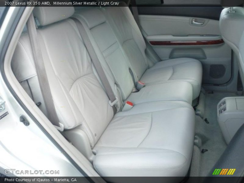Millennium Silver Metallic / Light Gray 2007 Lexus RX 350 AWD