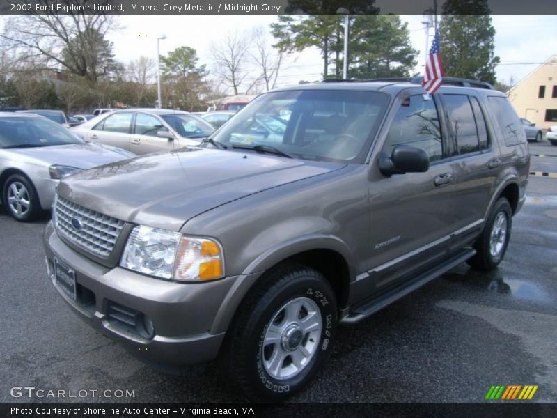 Mineral Grey Metallic / Midnight Grey 2002 Ford Explorer Limited