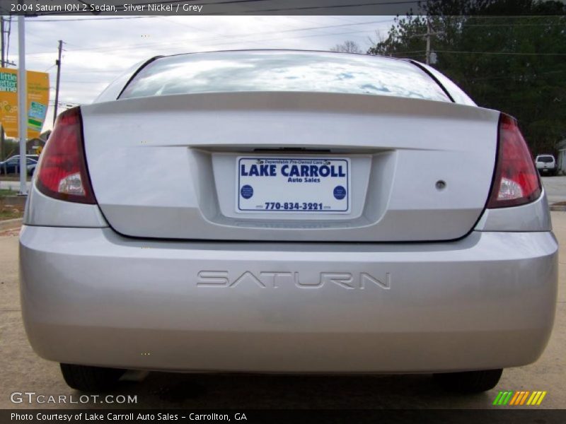 Silver Nickel / Grey 2004 Saturn ION 2 Sedan