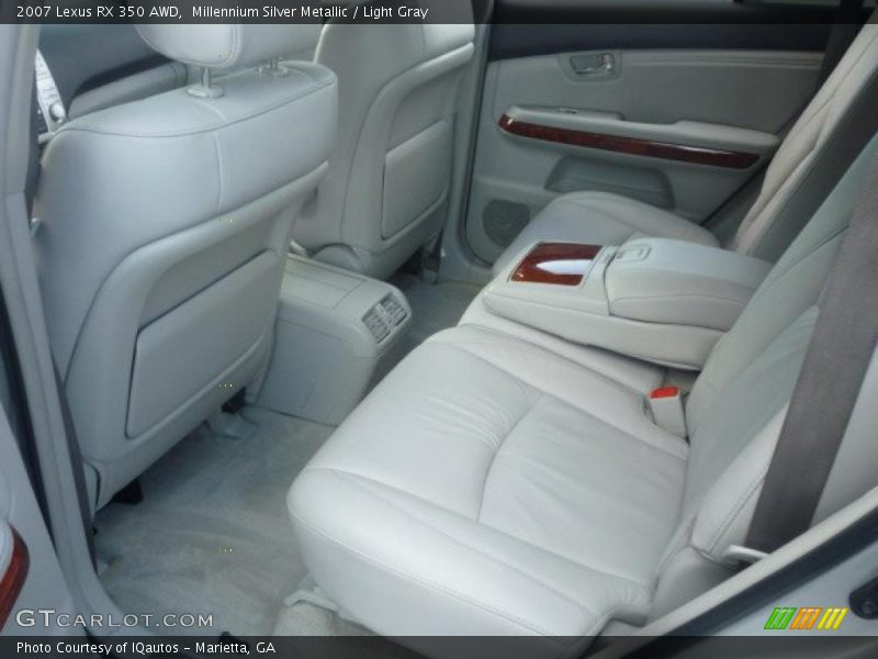 Millennium Silver Metallic / Light Gray 2007 Lexus RX 350 AWD