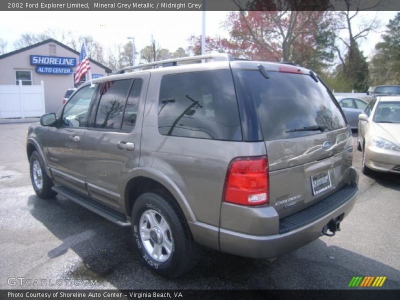 Mineral Grey Metallic / Midnight Grey 2002 Ford Explorer Limited
