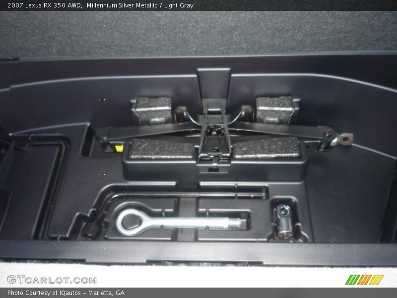 Millennium Silver Metallic / Light Gray 2007 Lexus RX 350 AWD