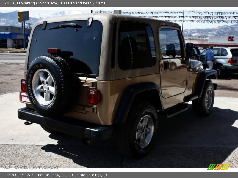 Desert Sand Pearl / Camel 2000 Jeep Wrangler Sport 4x4