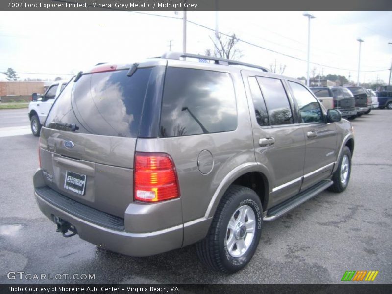 Mineral Grey Metallic / Midnight Grey 2002 Ford Explorer Limited