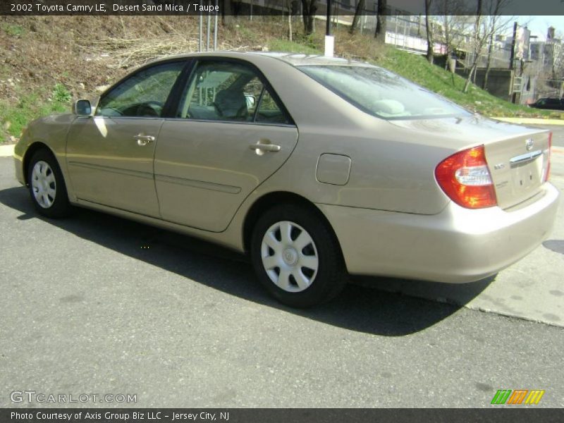 Desert Sand Mica / Taupe 2002 Toyota Camry LE