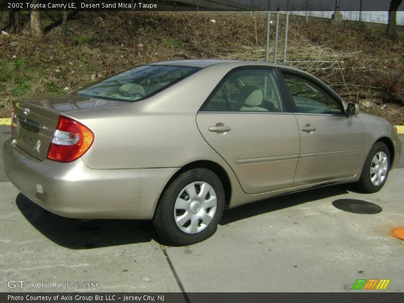 Desert Sand Mica / Taupe 2002 Toyota Camry LE