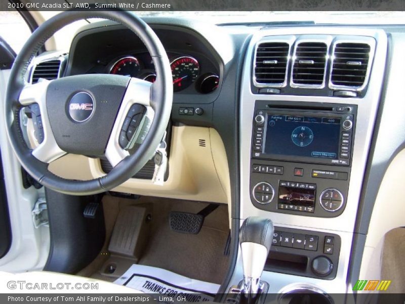 Summit White / Cashmere 2010 GMC Acadia SLT AWD