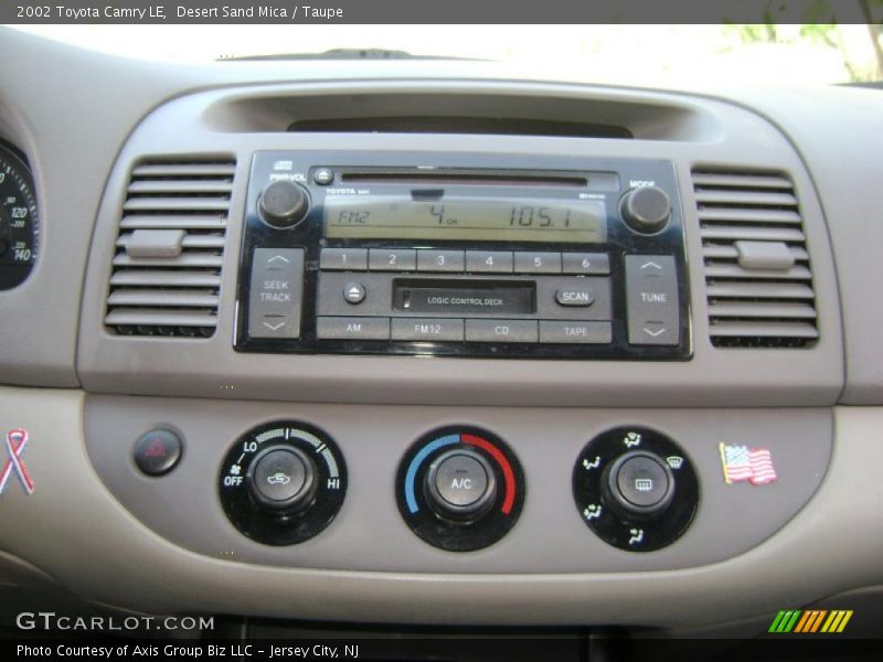 Desert Sand Mica / Taupe 2002 Toyota Camry LE
