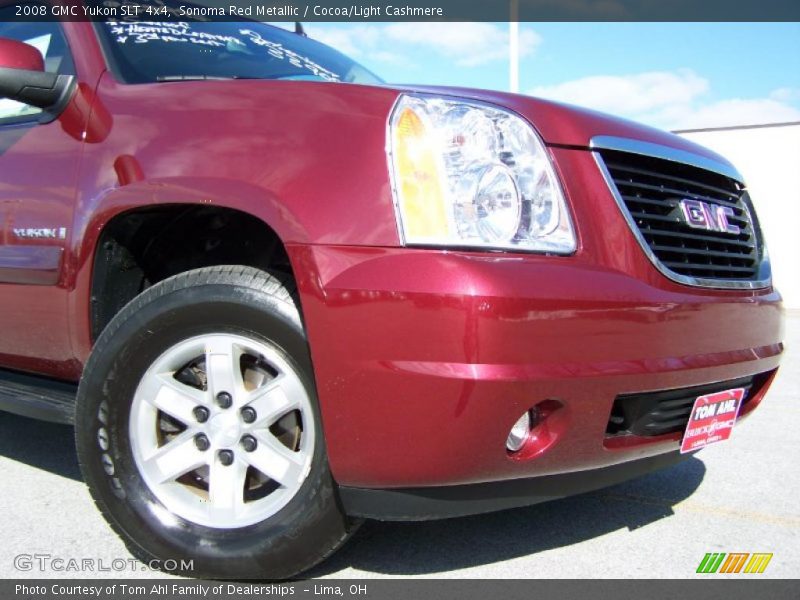 Sonoma Red Metallic / Cocoa/Light Cashmere 2008 GMC Yukon SLT 4x4